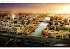 港口3D设计效果图