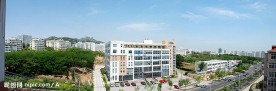 青岛大学 科技园 蓝天 白云