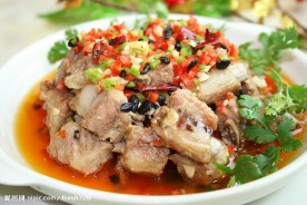 豆辣蒸排骨