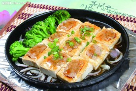 铁板酿豆腐