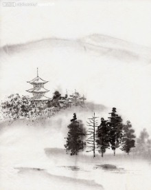 水墨风景画