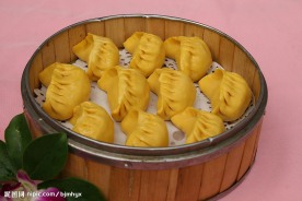 玉米面蒸饺