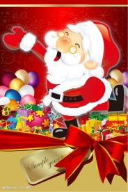 圣诞老人海报集锦（原创-老人带制作路径）