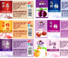 蜜饯标签设计