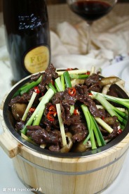 木桶牛肉