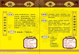 养生会馆画册内页版式设计