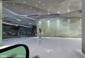 首都机场线T2站效果图