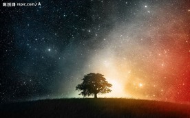 星空下
