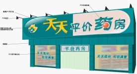 药房店招设计