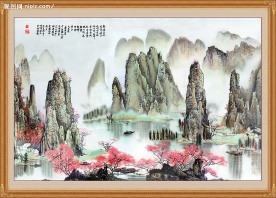 高清山水风景画