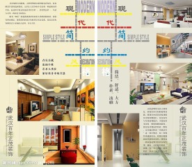 装饰公司展板