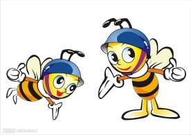 蜜蜂 帽子 手套 飞 触角