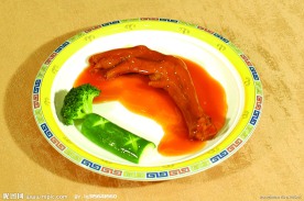 鲍汁扣鹅掌