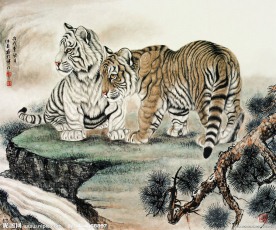 国画虎03