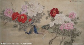 工笔画鸟