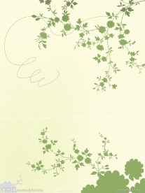 绿色花纹