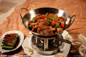 干锅带皮黄牛肉