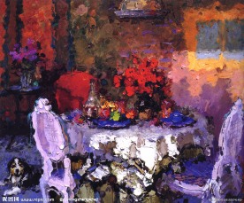 室内静物油画