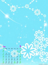 幸福花园09个性台历模版