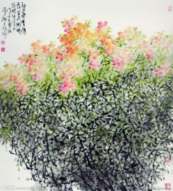国画 花