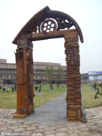 钢雕 石库门