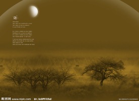 中国风背景模板（茉莉香篇）