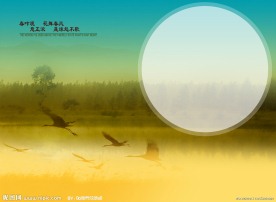 中国风背景模板（茉莉香篇）
