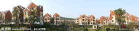 宽幅园林建筑