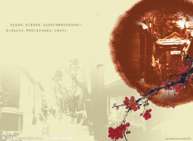 中国风背景模板（思念篇）