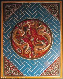 吉祥雕刻龙图