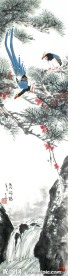 齐白石第四代传人书画名家 邱杨花鸟国画作品