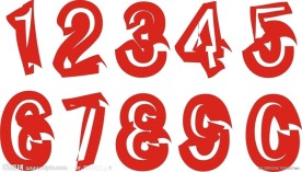 美术字0 9