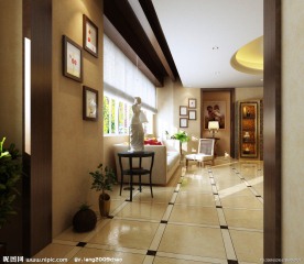 别墅会客厅效果图