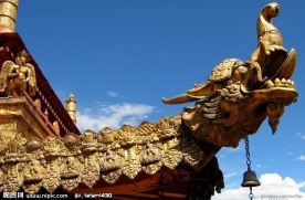 藏式寺院龙首飞檐5