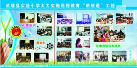 远程教育展板