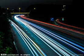 交通夜景