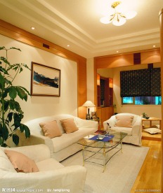 欧式豪华客厅一角高清摄影