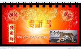 2010年日历封面