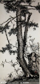 国画 松竹梅