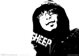 sheep人物版画效果