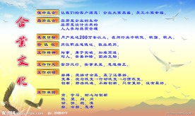 企业文化模版