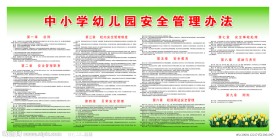 幼儿园安全管理办法