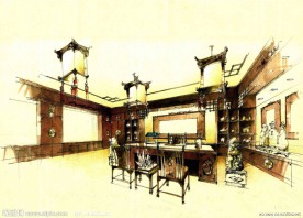 室内设计手绘效果图