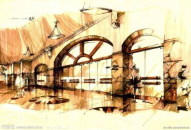 室内设计手绘效果图