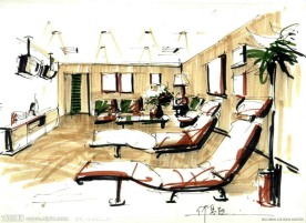 室内设计手绘效果图