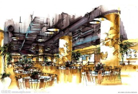 室内设计手绘效果图