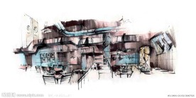 室内设计手绘效果图