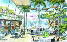 景观设计手绘效果图