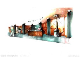 室内设计手绘效果图