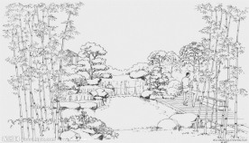 景观设计手绘效果图